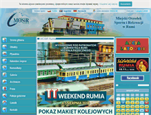 Tablet Screenshot of mosir.rumia.pl